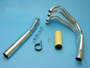 Honda CB 750 cuatro k2 escape de flauta de escape flauta set pipe ex Muffler kit repro 