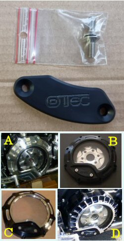 OTEC Black Nylon Clutch cover protector