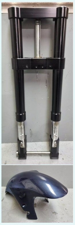 U.S.D. Front forks with front mudguard (Pre-Owned)