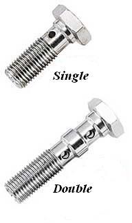 'Racing Line' Banjo Bolts in Stainless Steel (1200)