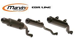 Marving 'EDR Line' = Slip-On Silencer (Slips on to Original Downpipe)